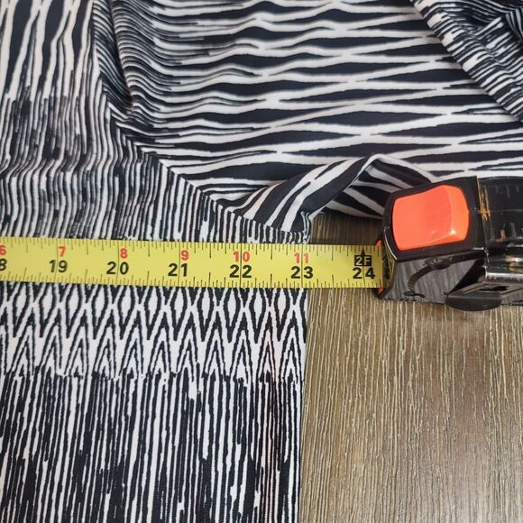 HG Twenty Six Tunic Blouse Women Plus 2X Black White Bohemian Boho - Picture 4 of 6